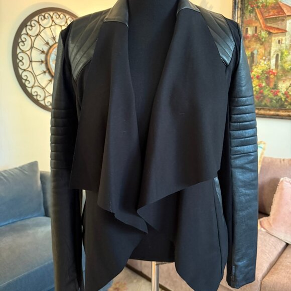 Blanc Noir Drape Front Jacket - Picture 9 of 9